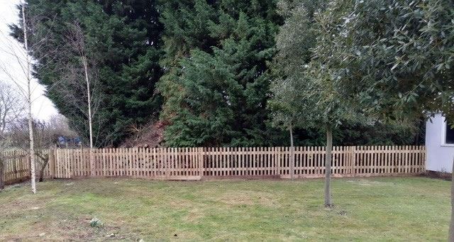 Dog-proof picket fencing